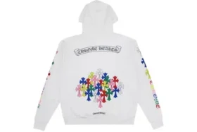 chrome hearts multi color cross cemetery hoodie white 1 280x187 - Chrome Hearts Multi Color Cross Cemetery Hoodie White