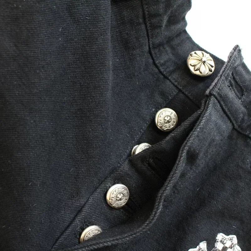 Chrome Hearts Multi Color Cross Jeans Chrome Hearts Multi Color Cross Jeans
