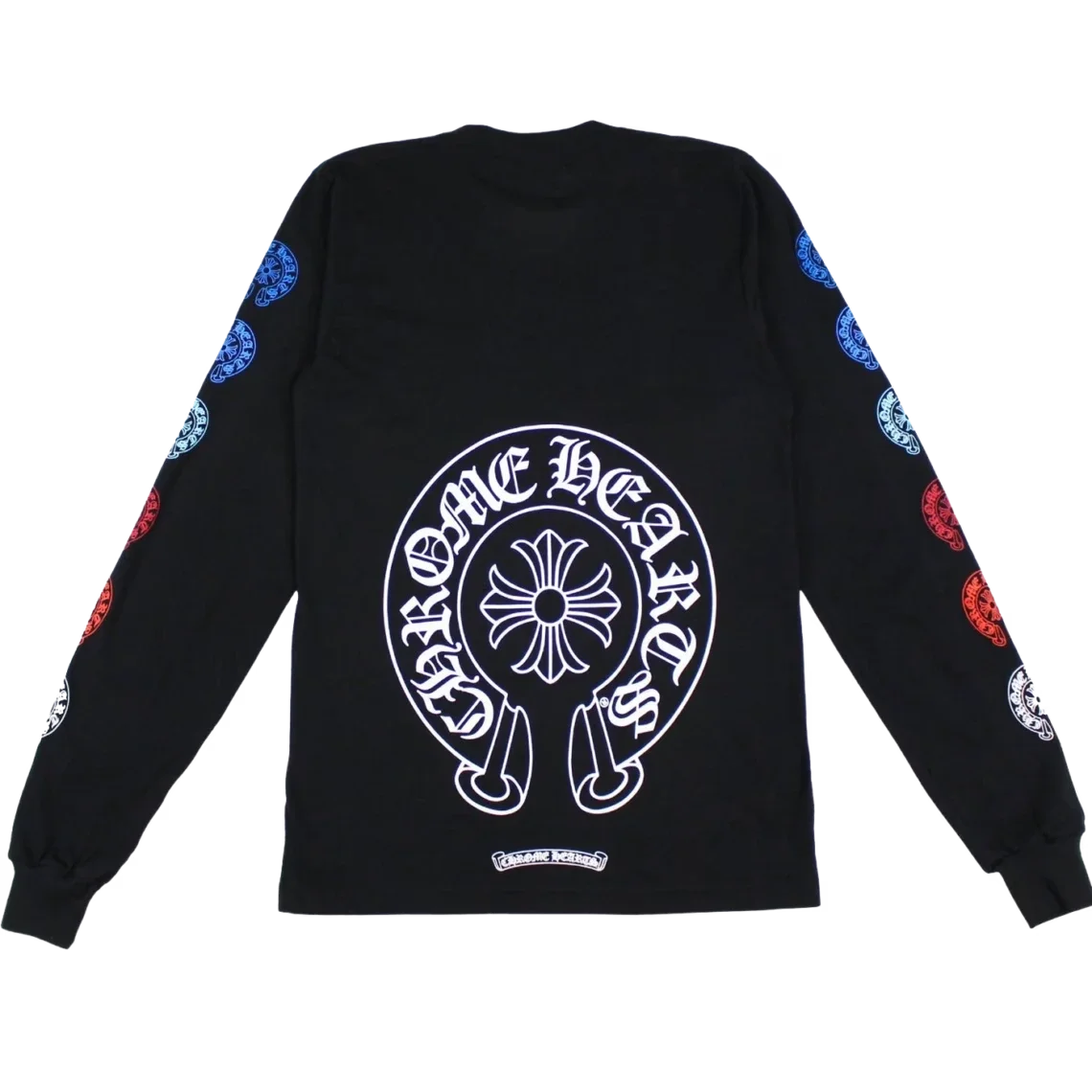 Chrome Hearts Multi Color Horseshoe Long Sleeve T-Shirt Chrome Hearts Multi Color Horseshoe Long Sleeve T-Shirt