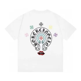 Chrome Hearts Multi Logo and Lips Design T-Shirt