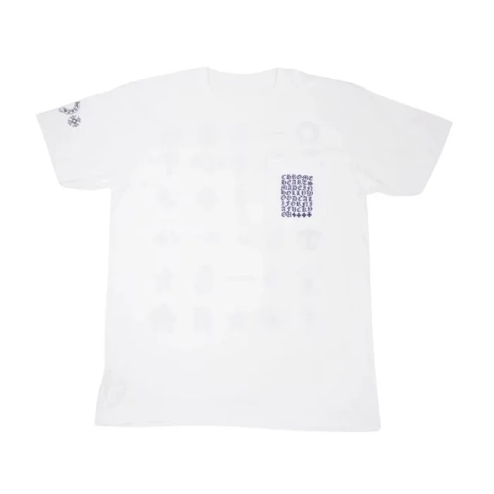 Chrome Hearts Multi Logo Short Sleeve T-Shirt Chrome Hearts Multi Logo Short Sleeve T-Shirt