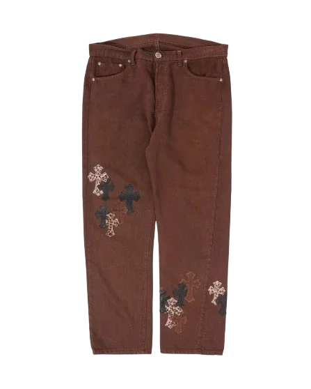 Chrome Hearts Nyfw Leopard Levi’s Cross Patch Jeans Chrome Hearts Nyfw Leopard Levi’s Cross Patch Jeans