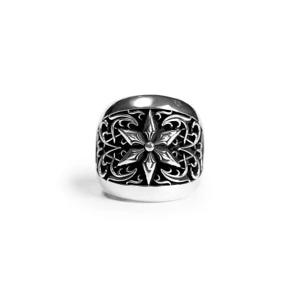 Chrome Hearts Oval Star Ring – Classic Chrome Hearts Oval Star Ring – Classic