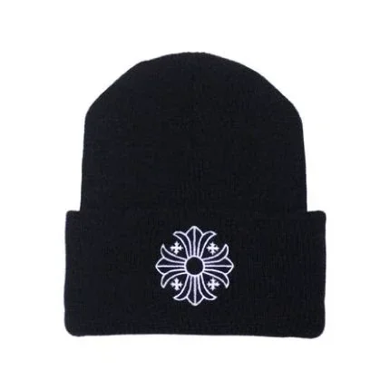 Chrome Hearts Plus Cross Beanie – Black Chrome Hearts Plus Cross Beanie – Black
