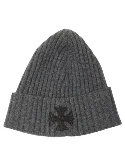 Chrome Hearts Plus Cross Patch Cashmere Beanie Chrome Hearts Plus Cross Patch Cashmere Beanie