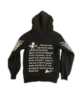 Chrome Hearts Rare Zip up Hoodie Floral Cross Foti