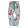 Chrome Hearts Red Patch Jeans Chrome Hearts Red Patch Jeans