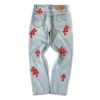 Chrome Hearts Red Patch Jeans Chrome Hearts Red Patch Jeans