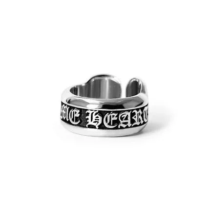 Chrome Hearts Scroll Ring – Small Label Ring Chrome Hearts Scroll Ring – Small Label Ring