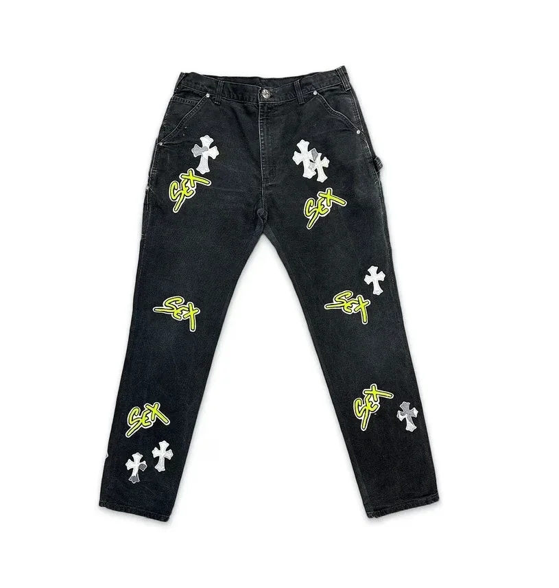 Chrome Hearts Sex Records Carpenter Pants Chrome Hearts Sex Records Carpenter Pants