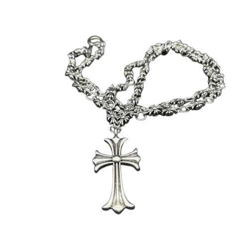 Chrome Hearts Style Necklace Silver Plated Chrome Hearts Style Necklace Silver Plated