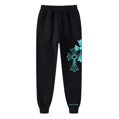Chrome Hearts Sweatpants Blue Triple Cross Chrome Hearts Sweatpants Blue Triple Cross