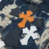 Chrome Hearts Tie Dye Multicolor Cross Jeans Chrome Hearts Tie Dye Multicolor Cross Jeans