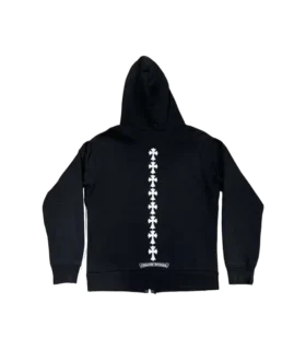 Chrome Hearts Triple Cross Logo Zip up Hoodie Chrome Hearts Triple Cross Logo Zip up Hoodie