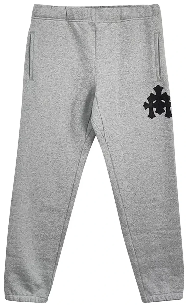 Chrome Hearts Triple Cross Sweatpants – Grey Chrome Hearts Triple Cross Sweatpants – Grey