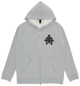 Chrome Hearts Triple Leather Cross Zip up Hoodie Chrome Hearts Triple Leather Cross Zip up Hoodie