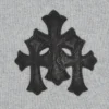 Chrome Hearts Triple Leather Cross Zip up Hoodie Chrome Hearts Triple Leather Cross Zip up Hoodie