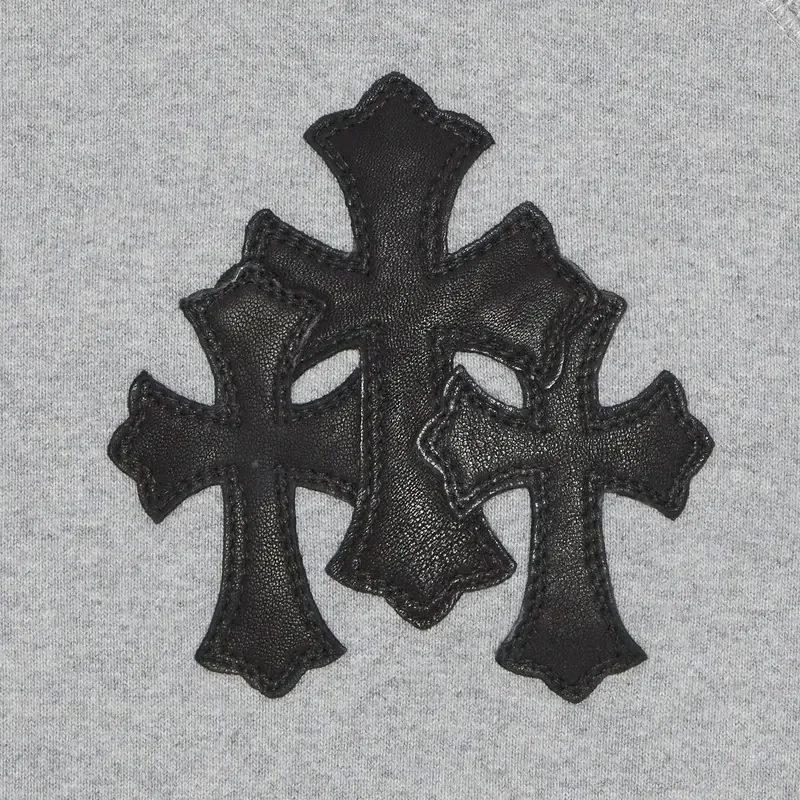 Chrome Hearts Triple Leather Cross Zip up Hoodie Chrome Hearts Triple Leather Cross Zip up Hoodie