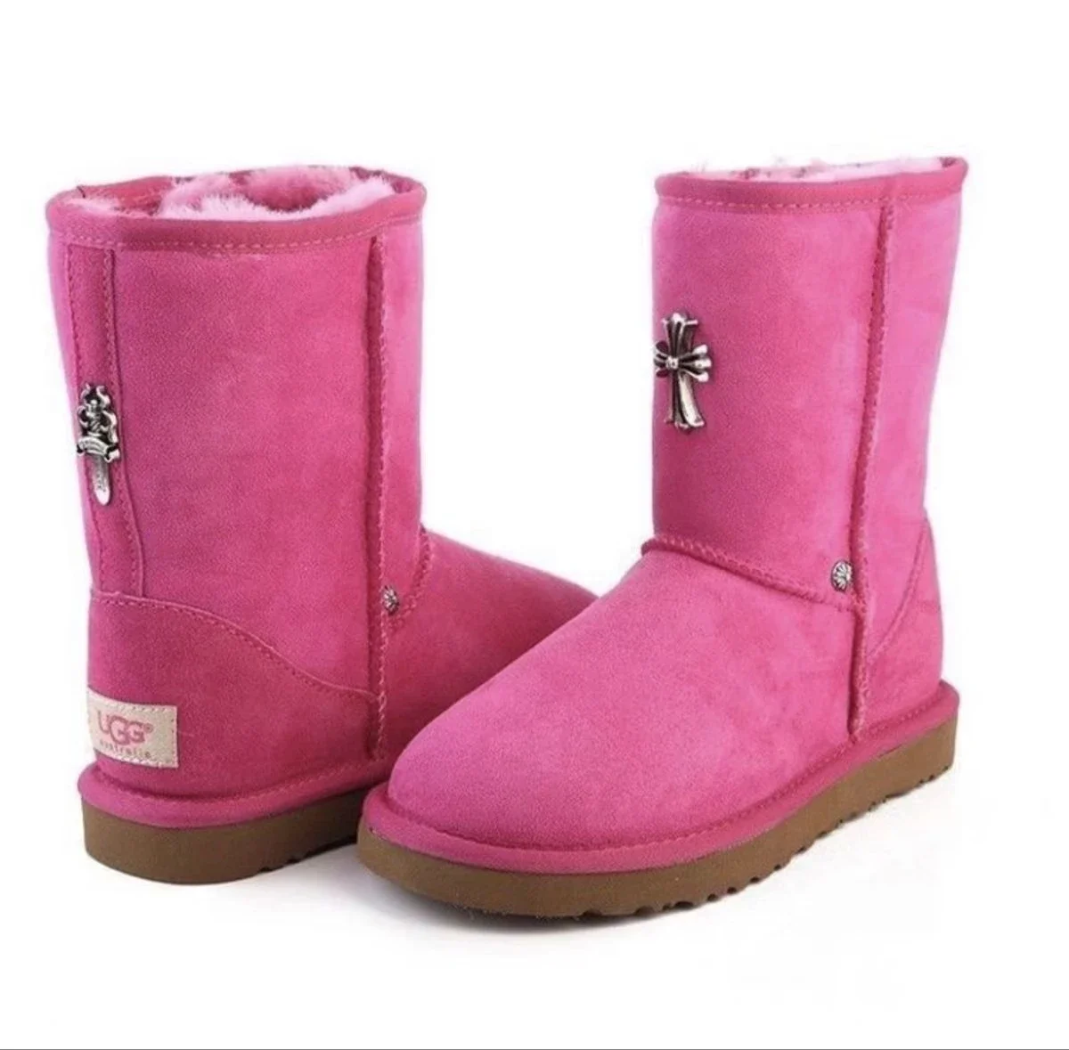 Chrome Hearts Uggs Pink Chrome Hearts Uggs Pink