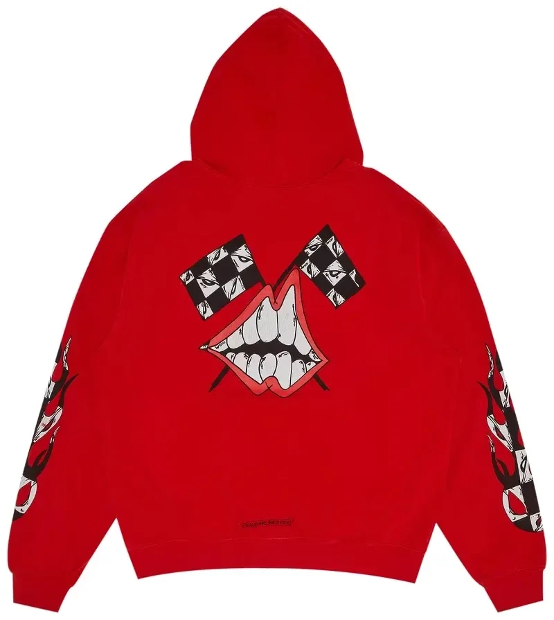 Chrome Hearts X Matty Boy Flames Hoodie Red Chrome Hearts X Matty Boy Flames Hoodie Red