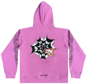 Chrome Hearts X Matty Boy Web Hoodie Purple