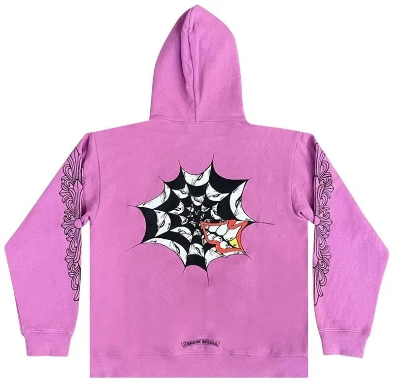 Chrome Hearts X Matty Boy Web Hoodie Purple Chrome Hearts X Matty Boy Web Hoodie Purple