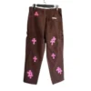 Chrome Style Brown Carpenter Hearts Pants Chrome Style Brown Carpenter Hearts Pants