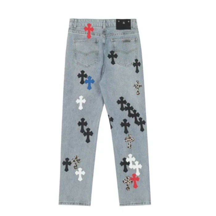 Chrome Style Levi’s Hearts Red Jeans Chrome Style Levi’s Hearts Red Jeans