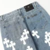 Chrome Style Levis Hearts Cyan Jeans Chrome Style Levis Hearts Cyan Jeans