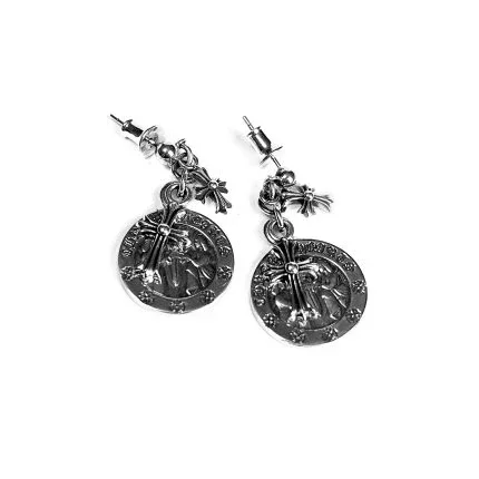 Cross Angel Medallion Earring Cross Angel Medallion Earring