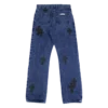 Cross Leather Patches Jeans Cross Leather Patches Jeans