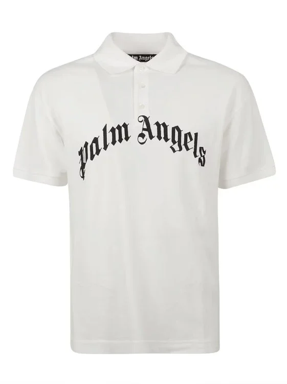 Curved Logo Polo Shirt Collabs X Saint Curved Logo Polo Shirt Collabs X Saint