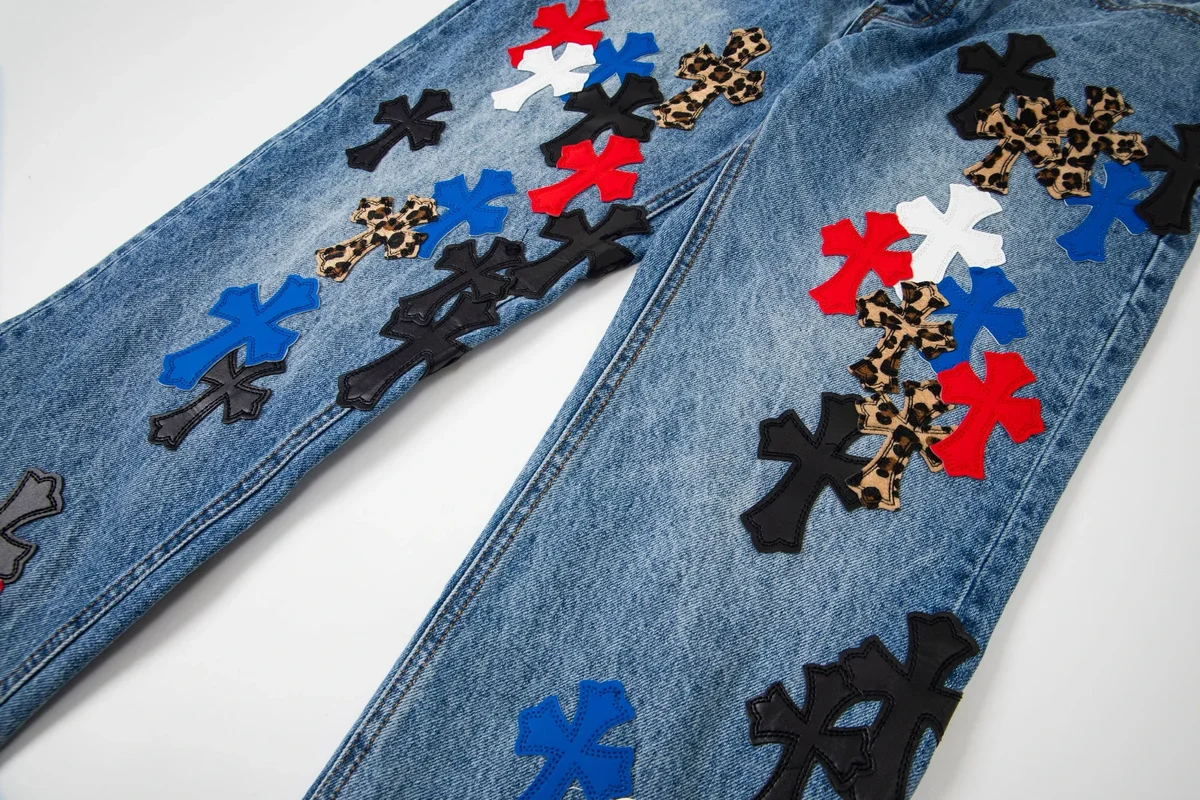 Firmranch Leather Leopard Cross Pants Firmranch Leather Leopard Cross Pants