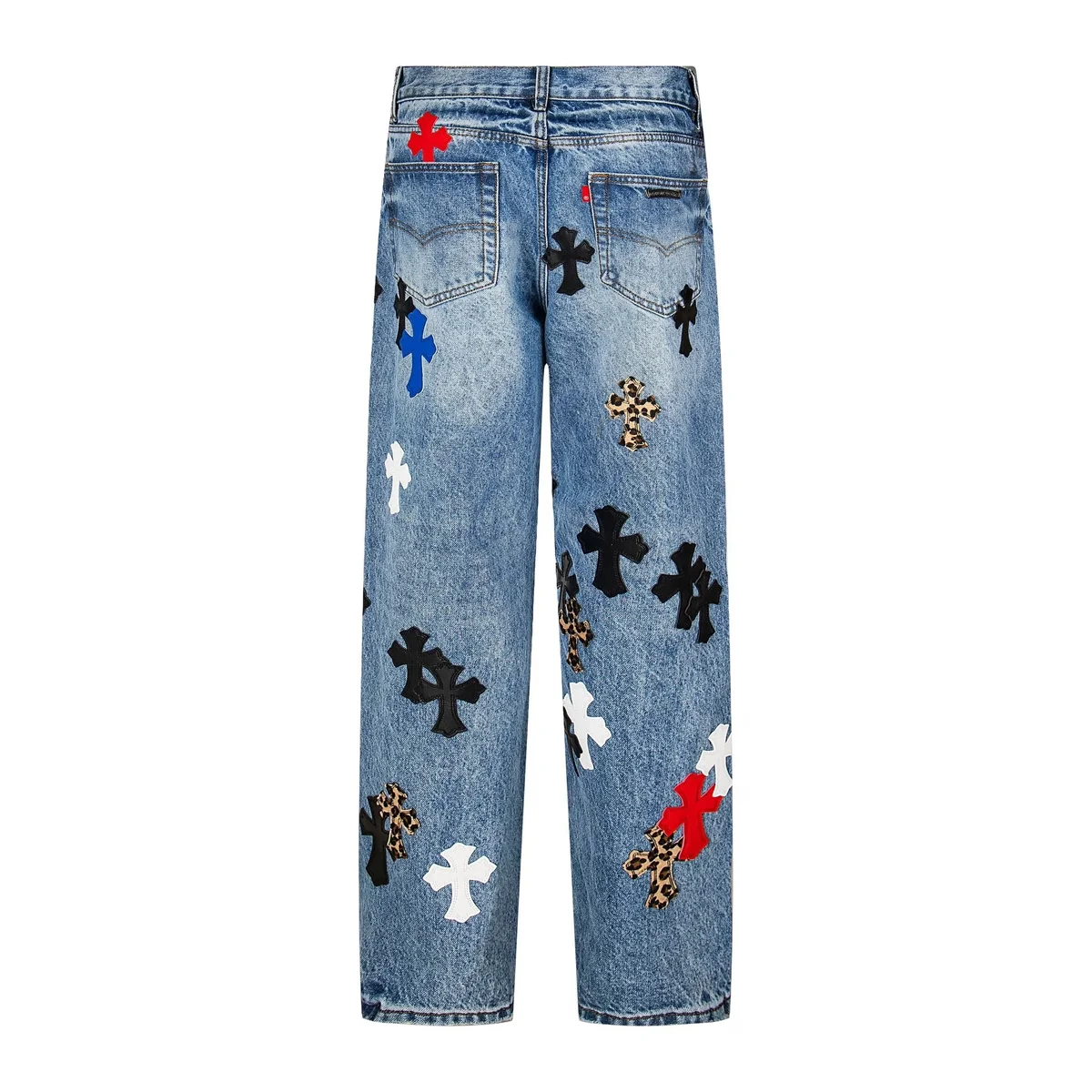 Firmranch Leather Leopard Cross Pants Firmranch Leather Leopard Cross Pants