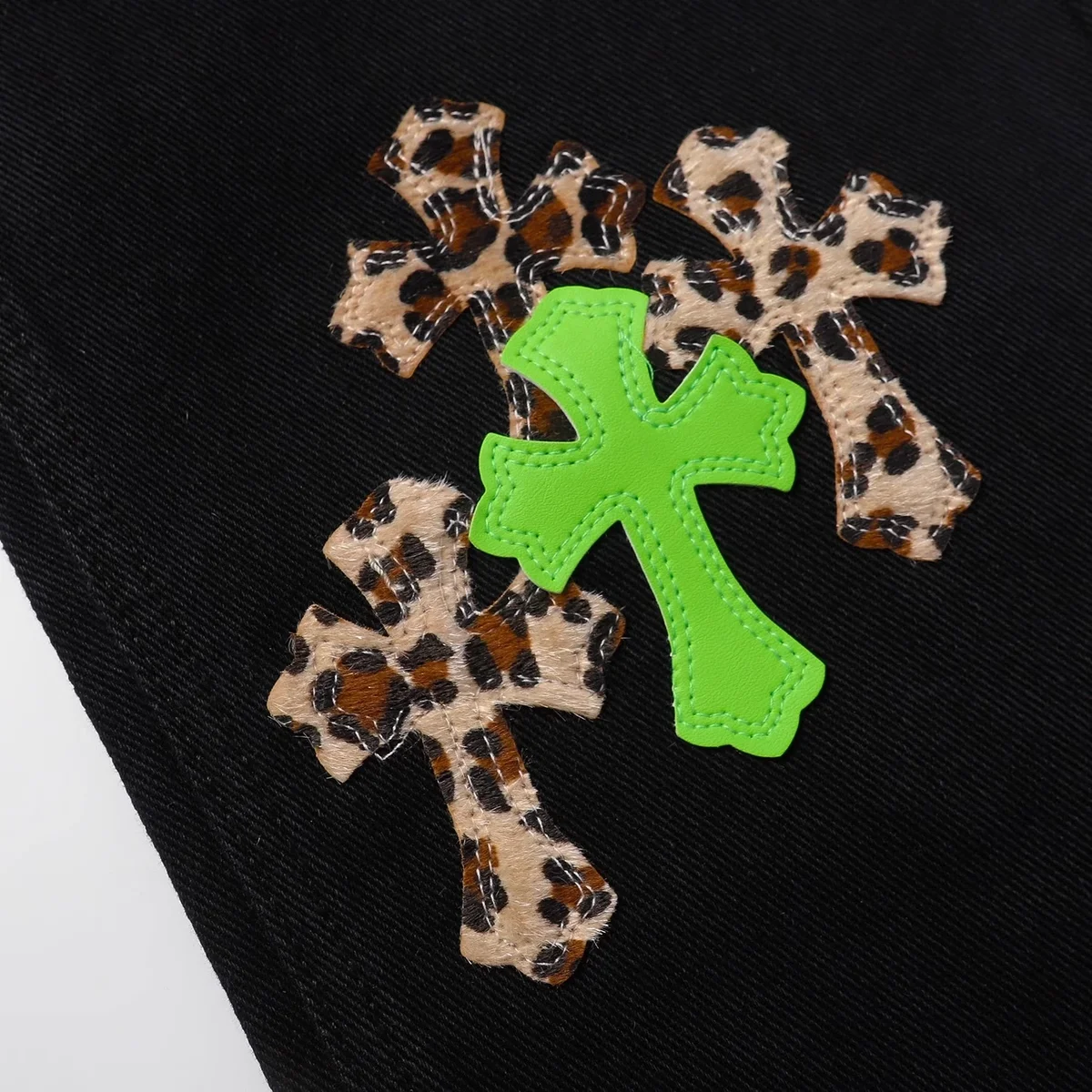 Leather Patches Jeans Leather Patches Jeans