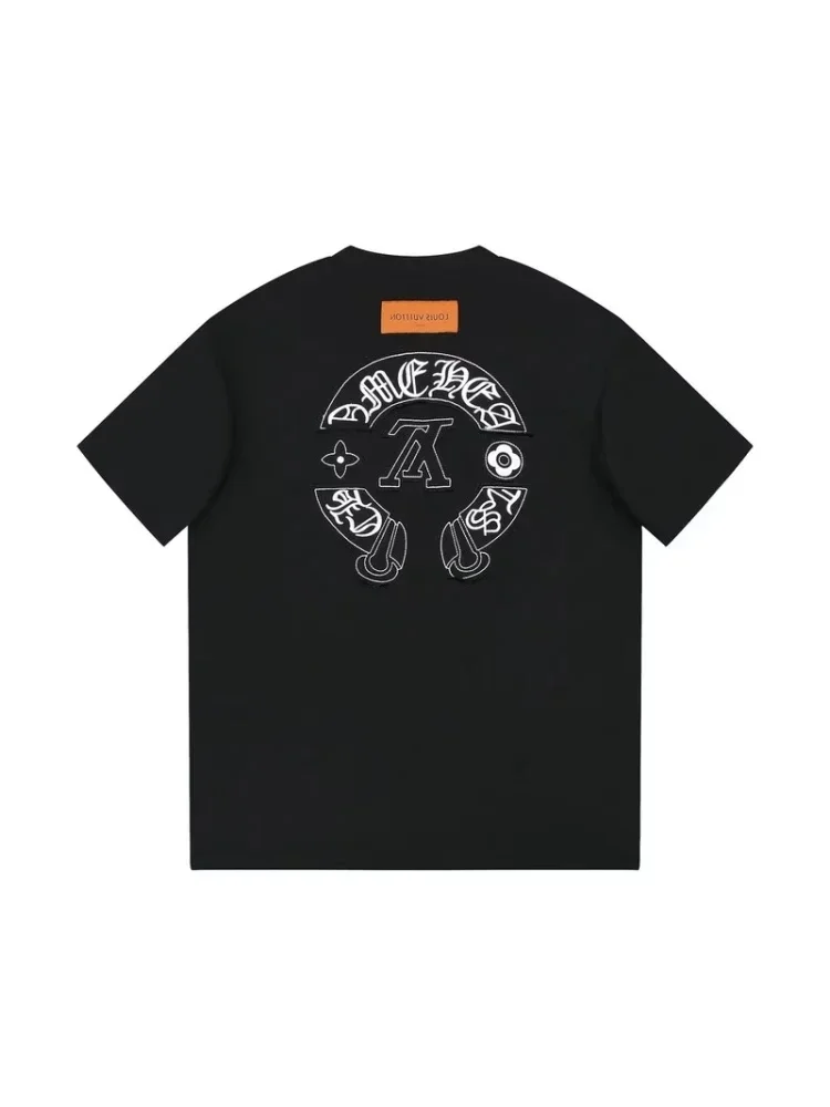 Louis Vuitton X Chrome Hearts T-Shirt Black Louis Vuitton X Chrome Hearts T-Shirt Black