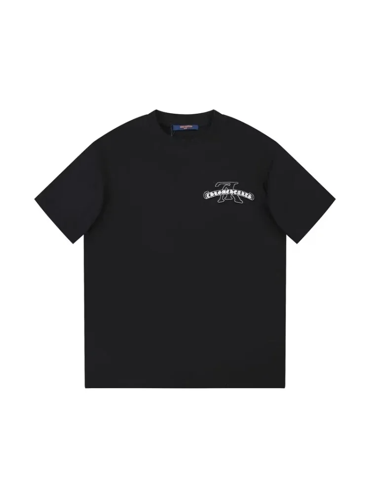 Louis Vuitton X Chrome Hearts T-Shirt Black Louis Vuitton X Chrome Hearts T-Shirt Black
