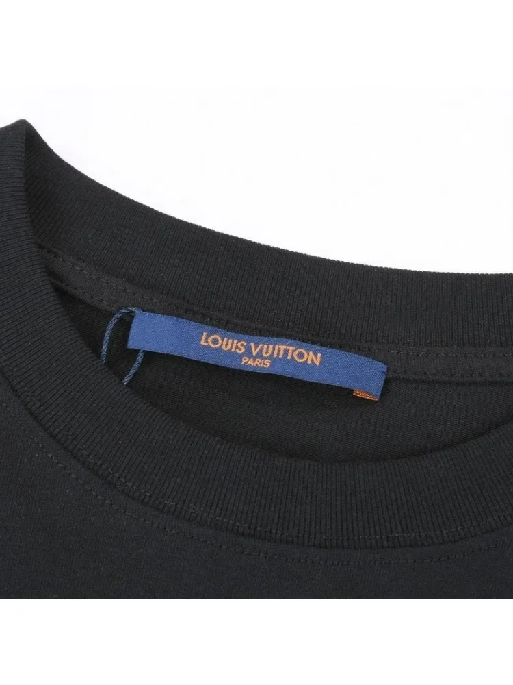 Louis Vuitton X Chrome Hearts T-Shirt Black Louis Vuitton X Chrome Hearts T-Shirt Black