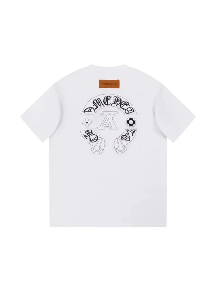 Louis Vuitton X Chrome Hearts T-Shirt White Louis Vuitton X Chrome Hearts T-Shirt White