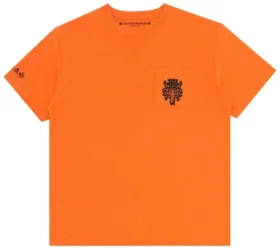 Orange Chrome Heart Shirt