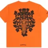 Orange Chrome Heart Shirt Orange Chrome Heart Shirt