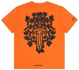 Orange Chrome Heart Shirt