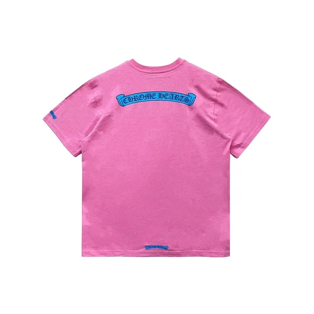 Pink Chrome Hearts Shirt Pink Chrome Hearts Shirt
