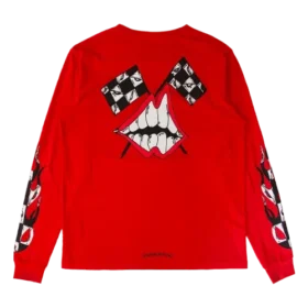 Red Chrome Hearts Long Sleeve
