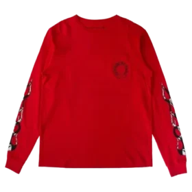 Red Chrome Hearts Long Sleeve