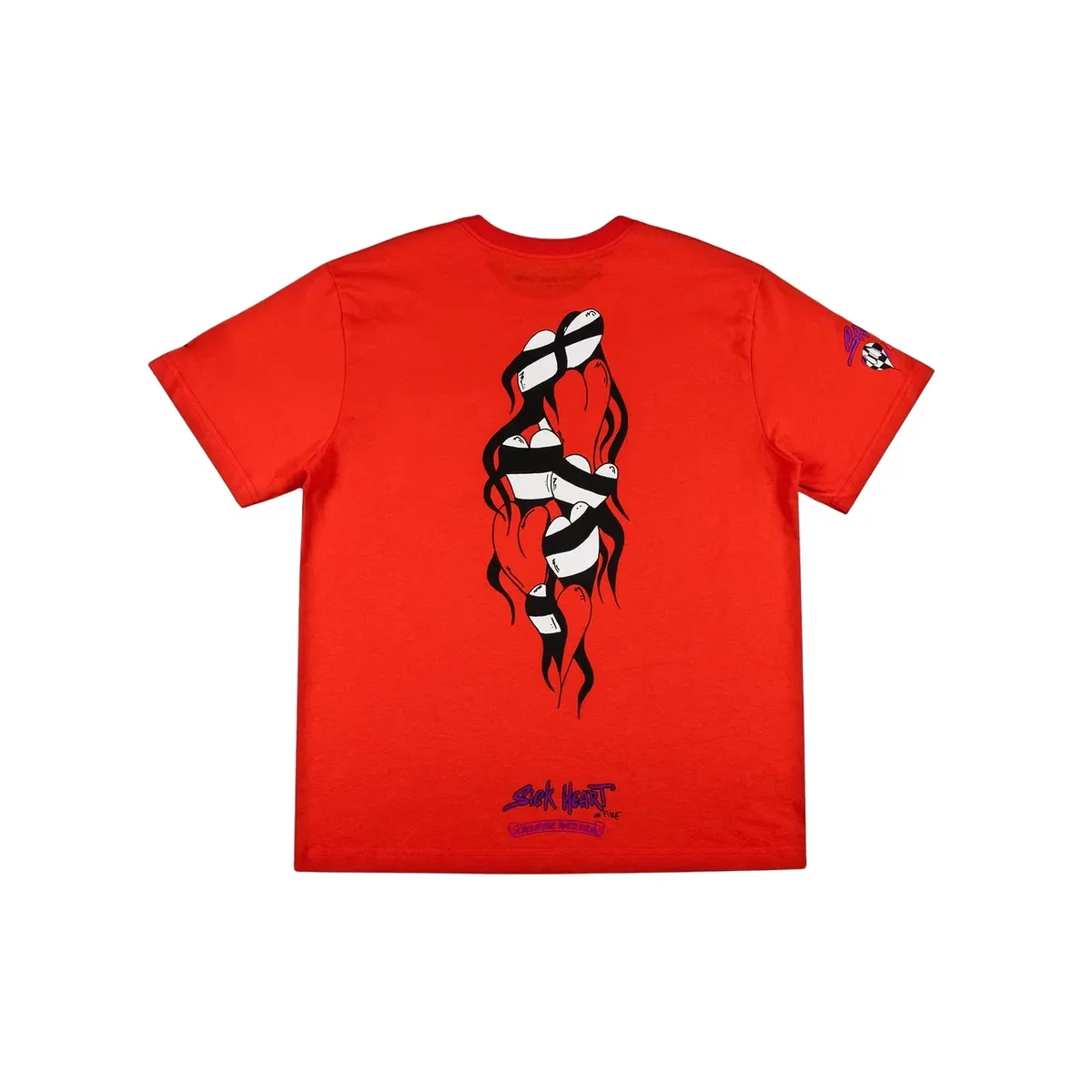 Red Chrome Hearts Shirt Red Chrome Hearts Shirt