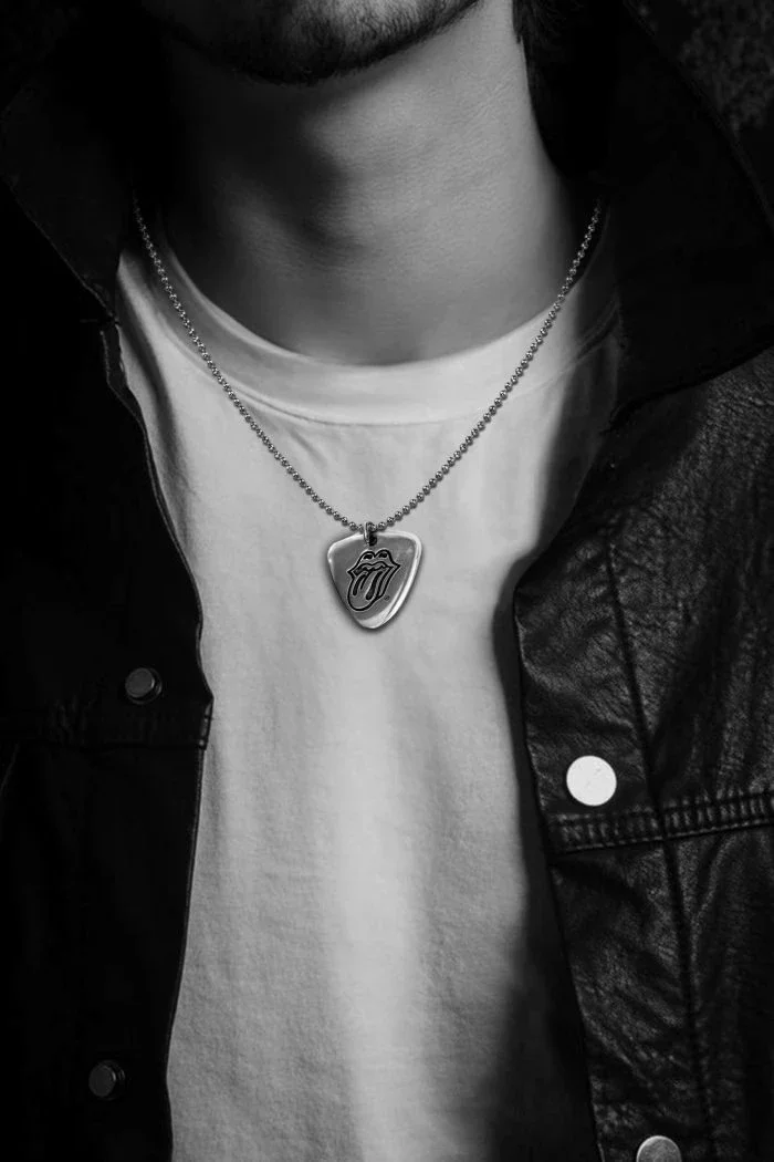 Rolling Stones Guitar Pick Charm Rolling Stones Guitar Pick Charm