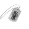 Tiny Ch Cross Cutout Dog Tag Tiny Ch Cross Cutout Dog Tag
