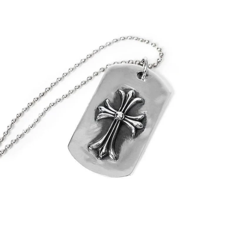 Tiny Ch Cross Cutout Dog Tag Tiny Ch Cross Cutout Dog Tag