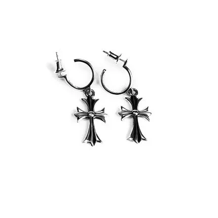 Tiny Cross Hoop Earring Tiny Cross Hoop Earring